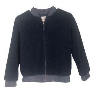 Cat & Jack Girls Sherpa Like Plush Lined Jacket